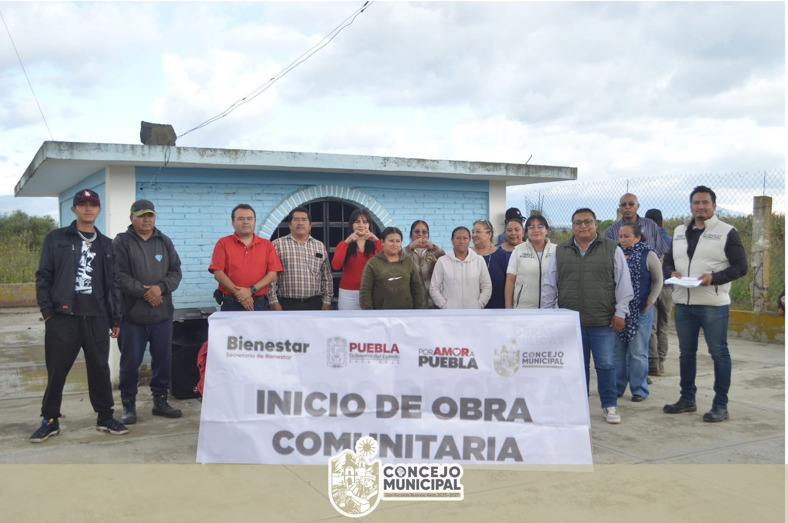 Dimos inicio a las obras comunitarias en San Nicolás Buenos Aires