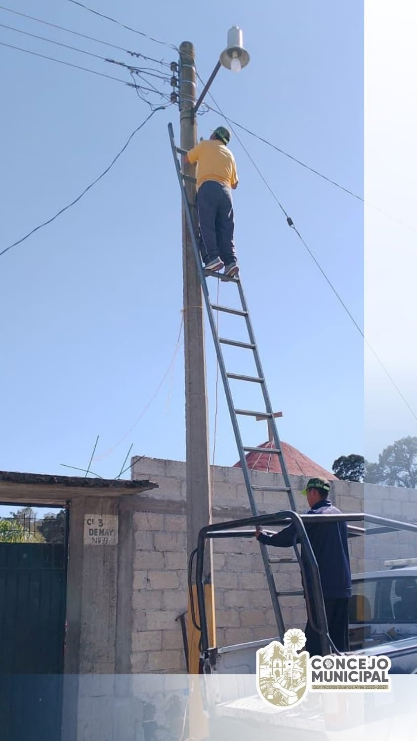 Continuamos con la sustitución de luminarias públicas